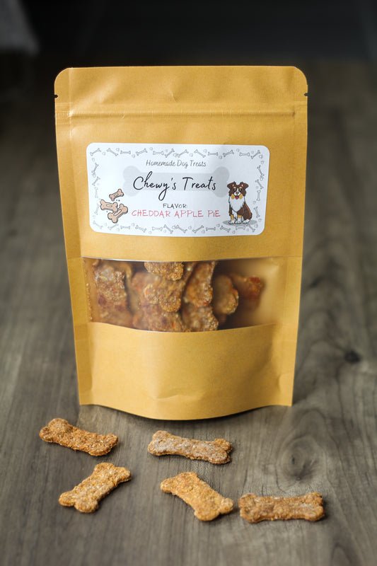 Cheddar Apple Pie Dog Treats