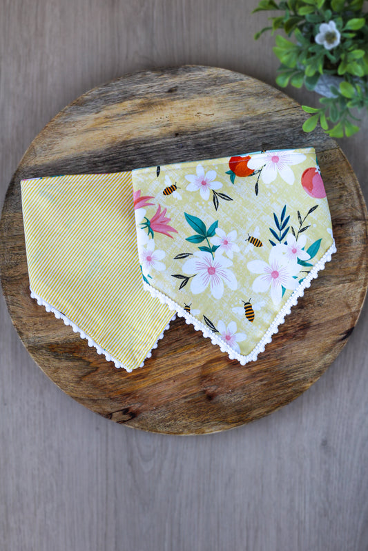 Yellow Bumble Bee Bandana