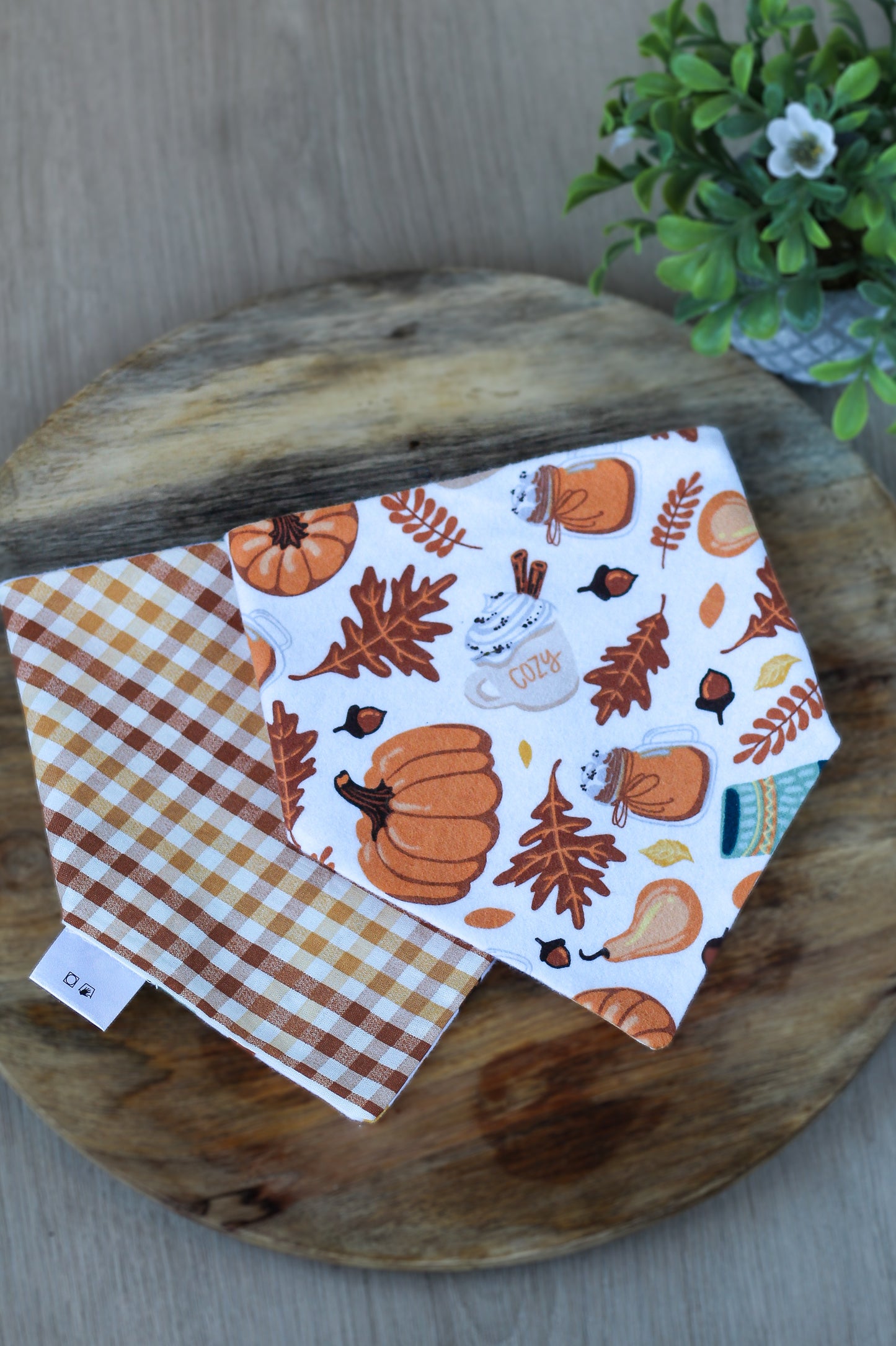 Pumpkin Spice Latte Fall Bandana