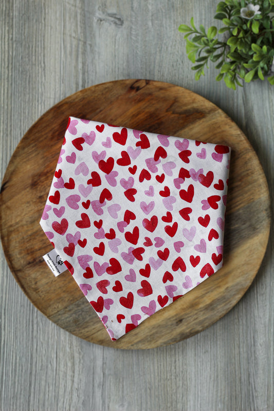 Valentines Pups Bandana